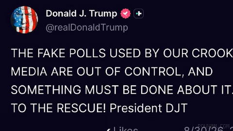 Donald Trump, president, via the social network Truth Social: