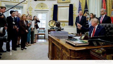🔸Donald Trump, U.S. president, says he is banning CNN, MSNBC and Politico from the White House