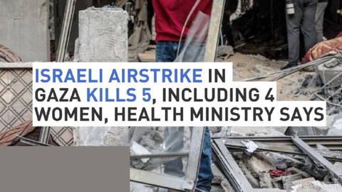 Israel killed at least five Palestinians, including four women, in a