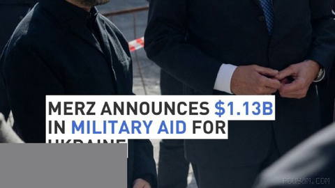 Merz announces $1.13B in military aid for Ukraine