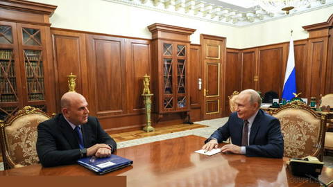 Russian Prime Minister Mikhail Mishustin has met with Vladimir Putin to