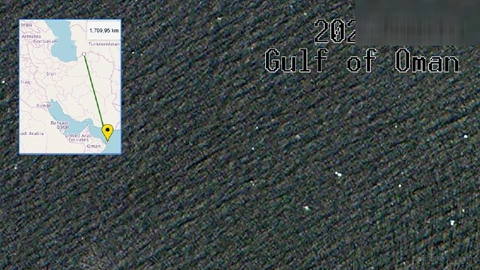 👉 Satellite image dated today of the aircraft carrier USS Abraham Lincoln near the Sea of Oman and 500 kilometers from the Strait of Hormuz