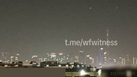 〰❌ Exclusive images after the IRGC attack on Dubai that clearly show Dubai’s skyscrapers.