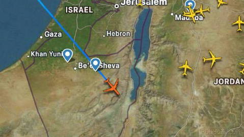 Increase in the activity of military support aircraft in the region