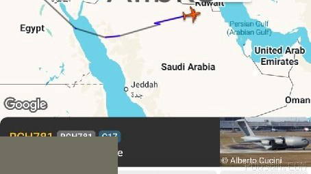 یک هواپیمای نظامی از نوع C-17 متعلق به نیروی هوایی ایالات متحده، که از پایگاه هوایی اوسان در کره جنوبی عازم شده است، به …
