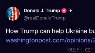 〰❌ President Trump, on Truth Social, reposted a news story from The Washington Post: