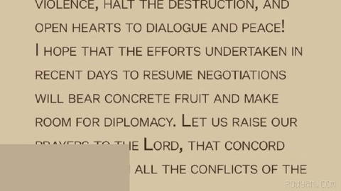 Pope Leo XIV Calls for Peace in Ukraine