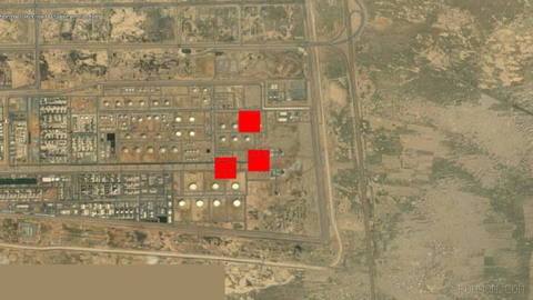 Yemeni Missile and Drone Attack on Aramco Facilities in Jazan, Saudi Arabia