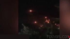 Images of the Islamic Republic’s airstrike interception in the skies over Bahrain;