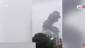 ⚡Video attributed to the smoke from an explosion after an airstrike in Chabahar — Friday, 26 Tir
