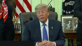 “The only party that currently has control of the Strait of Hormuz is the U.S. Navy. We have a blockade that has been unbreakable— a steel wall… We control 100% of the strait.”