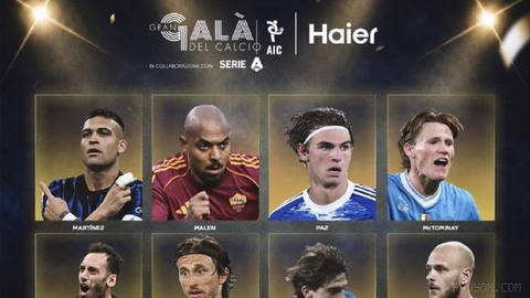 The all-star team and the best players of the Serie A season were announced