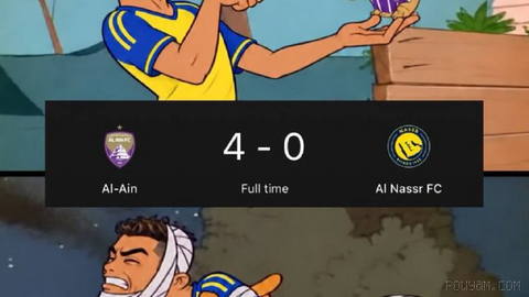 In purple hell, Ronaldo burned too; Tachibana brothers ❌ Rahimi brothers ✅ The dark, gloomy days of Big Ange! 🔈 End of the match—an humiliating defeat: Al Nassr vs Al Ain 🌏