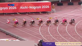 ⚡ 100m sprint final;