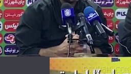 🔵 بختیاری‌زاده: نتیجه ستاوی عادلانه بود 🔵دو تیم برای برد، تلاش کردند 🔵در نیمه اول بهتر بودیم 🔵نیمه دوم آنها بهتر از ما ب…