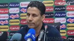 فولاد هیچ موقعیتی نداشت! تارتار: از هواداران عذرخواهی میکنم نیاز به بازیکنان خلاق داریم مهاجم ما موقعیت خوبی از دست داد …