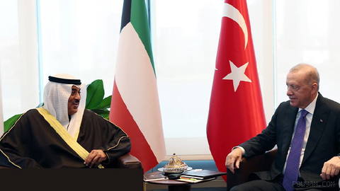 Türk Cumhurbaşkanı Recep Tayyip Erdoğan, Kuveyt Veliaht Prensiyle görüştü