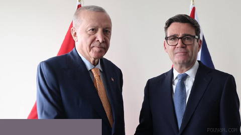 🤝 Türk Cumhurbaşkanı Recep Tayyip Erdoğan, İngiltere Başbakanı Andy Burnham