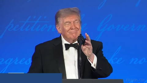 President Trump kicked off the White House Correspondents’ Association (WHCA) dinner with a joke about the event’s awards, and then compared the venue’s construction cost to the Federal Reserve building, referencing “...