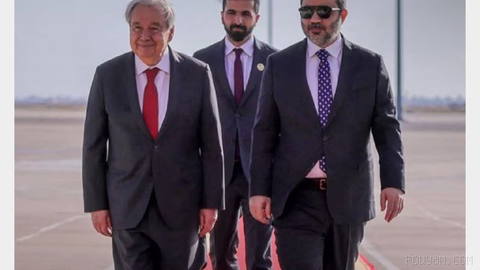 دبیرکل سازمان ملل متحد روز شنبه پس از ورود به دمشق در پیامی در شبکه ایکس