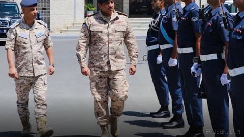 A Kuwait Air Force delegation led by Fahd Falah Al-Kharinj met with Jordan’s air force commander during a visit