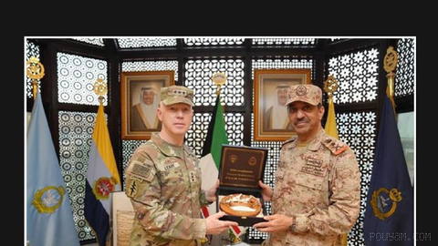 U.S. CENTCOM Deputy Commander Gen. John Leahy Meets with Kuwaiti Army Chief of Staff Gen. Khaled Al-Shaerqan