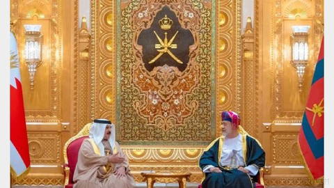 Oman’s official news agency reports a telephone call between Haitham bin Tariq, the ruler of the country, and Hamad bin Isa Al Khalifa, the king of Bahrain.