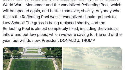 〰 Meanwhile, President Trump: