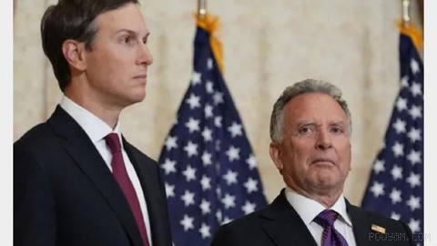 Steve Witkoff and Jared Kushner, special envoys of U.S. President Donald Trump, arrive in Moscow.