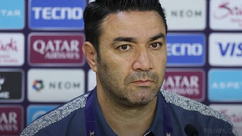🔻Javad Nekounam, Tabriz Tractor head coach, at the pre-match press conference ahead of the clash against Al Shabab Al Ahli