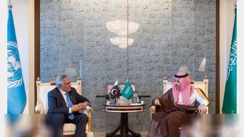 The foreign ministers of Saudi Arabia and Pakistan, on the sidelines of the 81st session of the Assembly