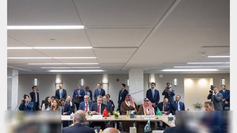 Qatar’s Foreign Ministry announces on X the holding of a meeting of foreign ministers of eight Arab–Islamic countries on Gaza developments