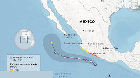 🌀 Hurricane Polo rapidly intensifies off Mexico’s Pacific coast into a