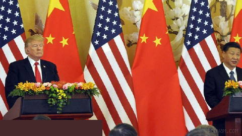 US President Donald Trump highlights improving US-China relations during