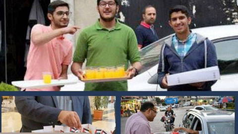 📍شیرینی و شربت پخش کردنتون بعد از ۷ اکتبر یادتونه؟