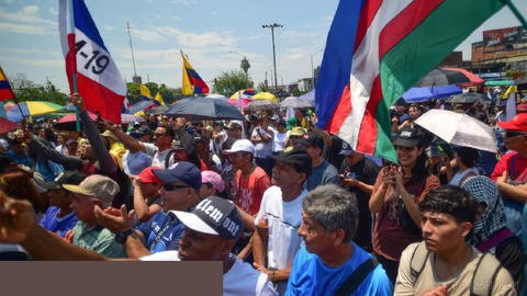Opposition groups, unions, and Indigenous organizations across Colombia