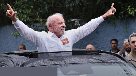 Incumbent President of Brazil Luiz Inacio Lula da Silva won in the