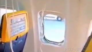 👈 Yesterday on a flight from Greece to Germany, one of the airplane windows was torn off and one of the passengers was pulled out from the window to the shoulder area…